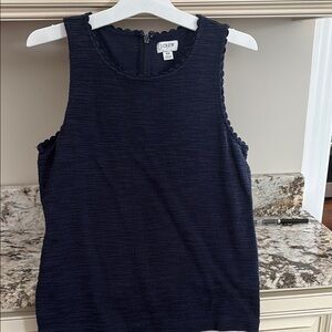 J. Crew Navy Sleeveless Top